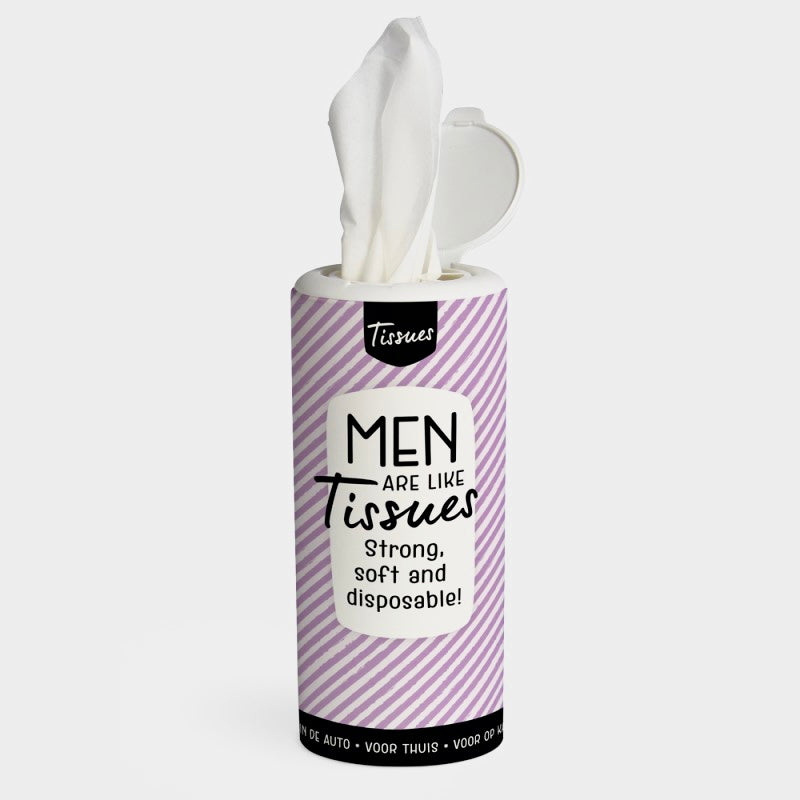 Tissue Box 'MEN are like Tissues'